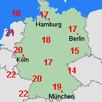 Vorhersage Do, 17.10. Deutschland