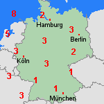 Vorhersage Fr, 22.11. Deutschland