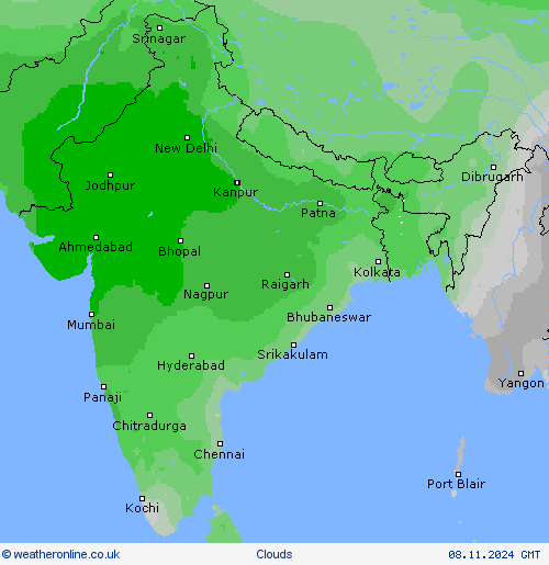 Duration of sunshine Forecast maps